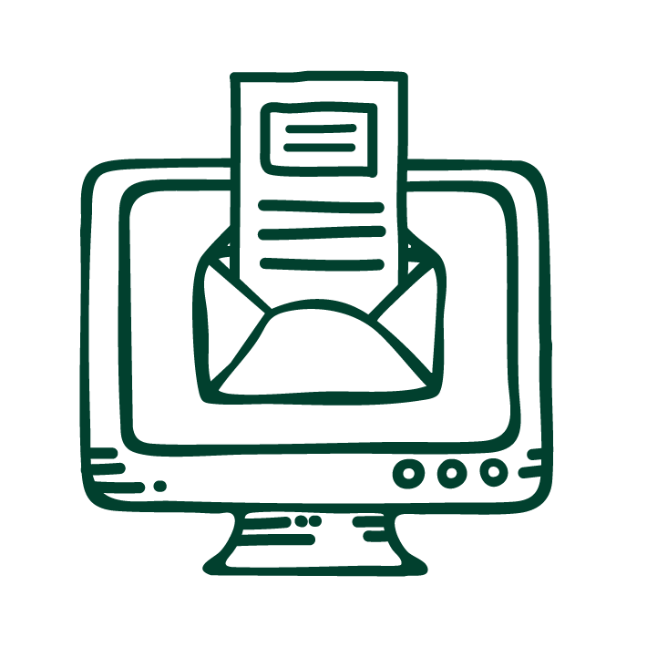 Newsletter Dark Green