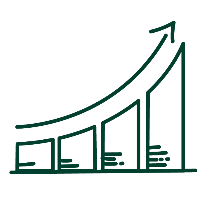 Grow Your Business Dark Green