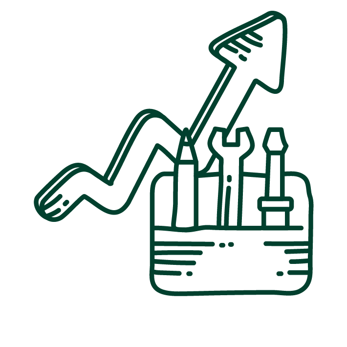 Jobs Created Dark Green