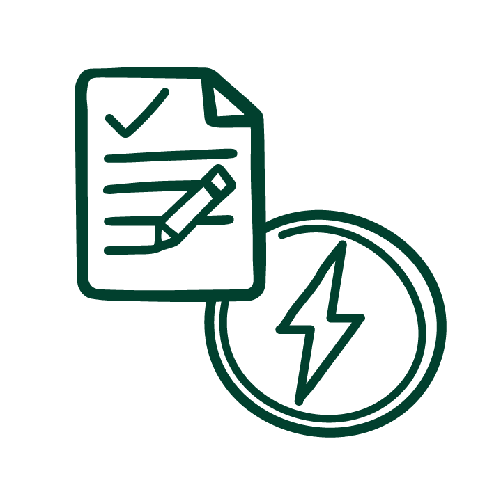 Energy Efficiency Review Dark Green