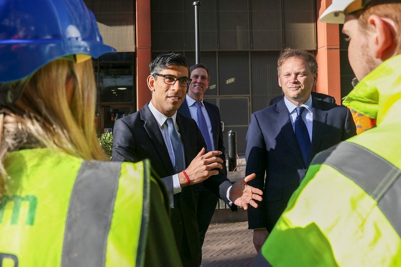 Prime Minister Rishi Sunak visits the District Energy Centre in Coal Drop Yard in Kings Cross. Picture by Simon Dawson / No 10 Downing Street